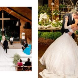 Casamento noturno elegante e romântico:&hellip;